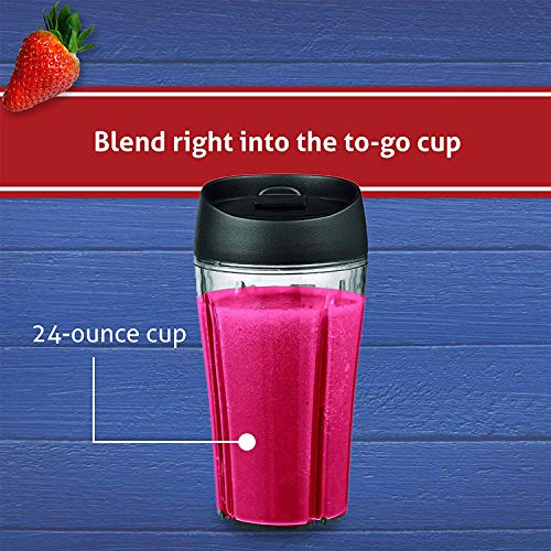 Oster Pro 1200 Blender: Glass Jar, 24oz Cup, 7 Speeds, 1200W Power