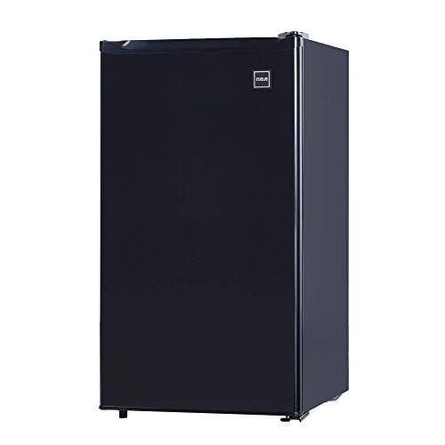 RCA Mini Fridge with Freezer Compartment, Adjustable Thermostat, Reversible Doors - Ideal for Dorm, Office, RV - 3.2 Cubic Feet