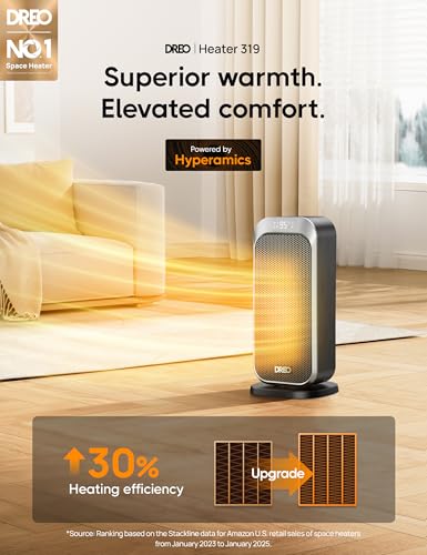 Dreo Quiet Space Heater 1500W Portable with Remote Control