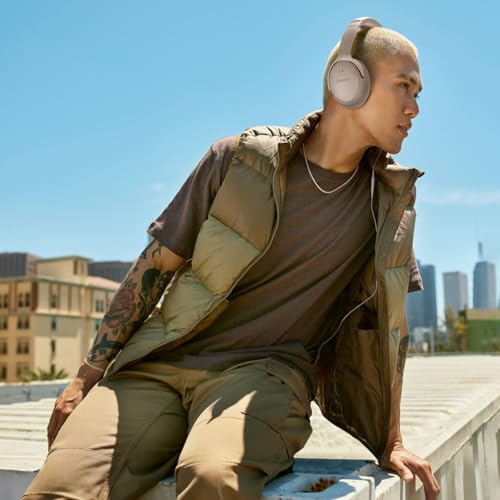 Bose QuietComfort Wireless Headphones - Active Noise Cancelling, Deep Bass, 24-Hour Playtime
