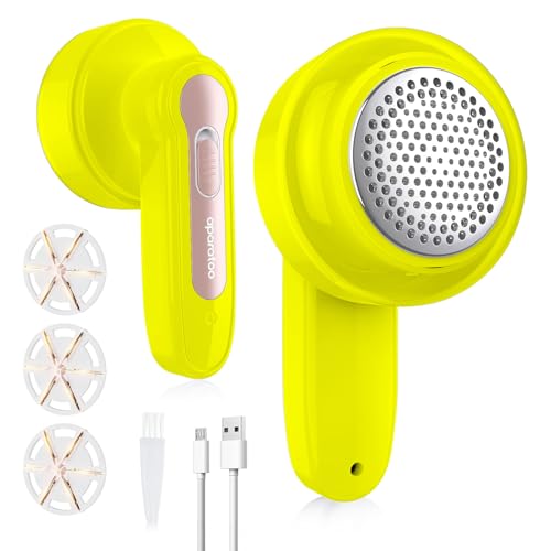 Anti-Peluches Electric Fabric Shaver: 3 Blades, USB, Portable & Fast for Clothes, Carpets, Sweaters