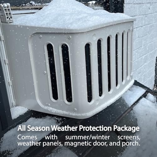 VistaLoo Window Catio & Litter Box for Cats: Outdoor Freedom, Odor-Free, Easy Clean, All-Weather Comfort, Space-Saving, USA Made