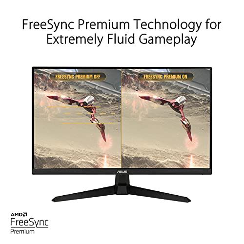 ASUS TUF Gaming 27 inch Monitor - Full HD, 165Hz Refresh Rate, 1ms Response Time, FreeSync Premium, Eye Care Technology