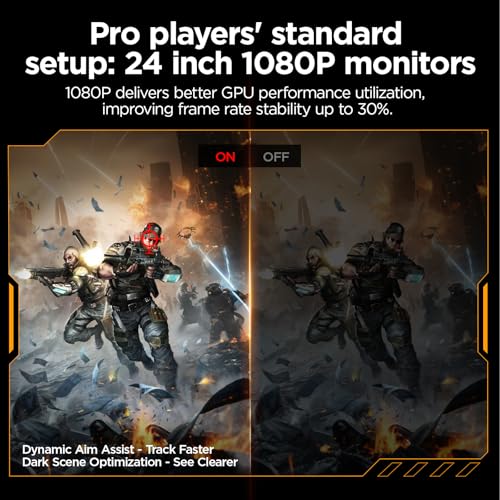 KOORUI 24-inch Gaming Monitor: 200Hz Fast IPS, FHD HDR400, Adaptive Sync