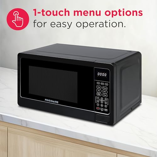 FRIGIDAIRE 0.7 Cu. Ft. Black Microwave - Quick Heat & Defrost