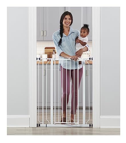 Regalo Extra Tall Walk Thru Baby Gate with Wall Cups Kit