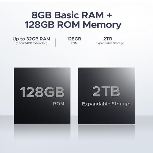 DOOGEE Note 58 Unlocked Phone, 32GB+128GB, 6.6'' HD+ Display