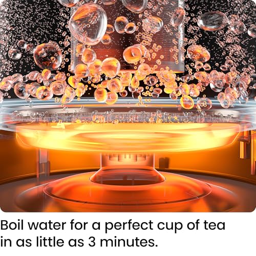 Chefman Electric Kettle 1L with Tea Infuser, Boil-Dry Protection