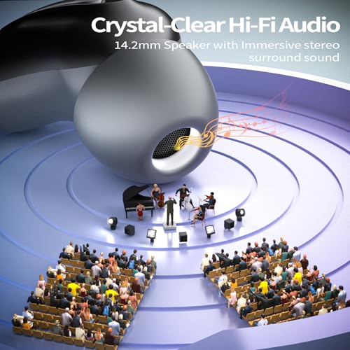 SleepBuds ANC Bluetooth 5.4, ENC Mic, 48H Playtime, Side Sleeper Design