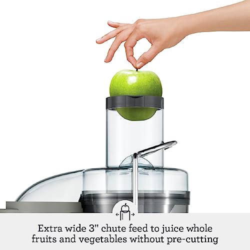 Breville Juice Fountain Plus Silver 850-Watt Juicer Machine