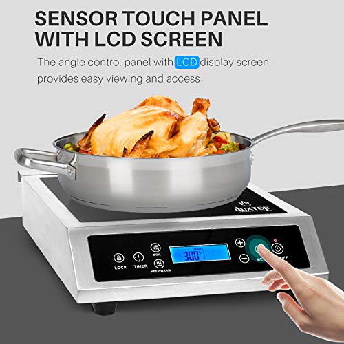 Duxtop Portable Induction Cooktop 1800W Sensor Touch LCD