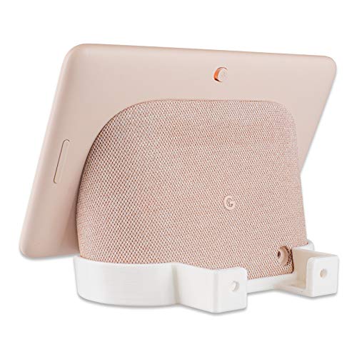 P3D-Lab Wall Mount for Google Nest Hub 1st Gen, White - Securely Position Your Nest Hub - 3 Yr Warranty - UK Made