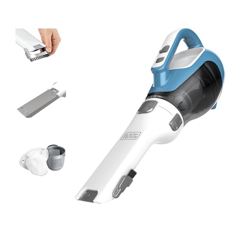 BLACK+DECKER AdvancedClean Cordless Handheld Vacuum for Home and Car Cleaning with Crevice Tool - Compact and Powerful