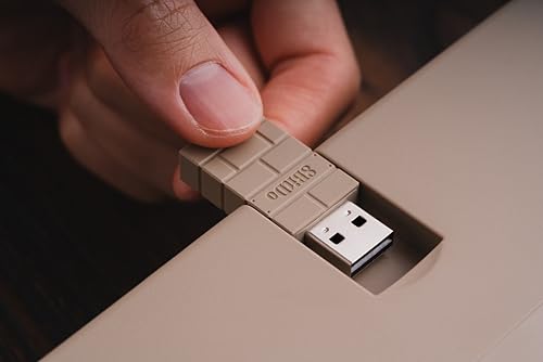 8Bitdo Retro Mechanical Keyboard: Bluetooth/2.4G/USB-C, 87 Keys, Super Buttons, Windows/Android - ISO UK Layout