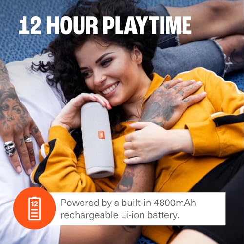 JBL FLIP 5 Waterproof Bluetooth Speaker - Black, Portable Sound