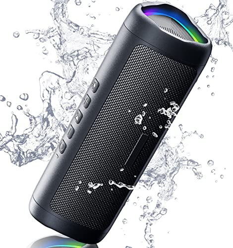 Portable Bluetooth Speaker: Wireless, IPX5 Waterproof, 20H Playtime - Ideal Stocking Stuffer for Adults & Teens