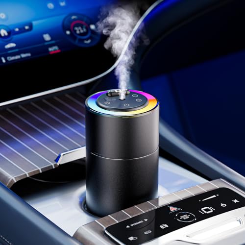 FreshDrive 160ML Car Air Freshener Diffuser, Long Lasting 6 Months, RGB & Star Lights, Ideal Gifts for Men