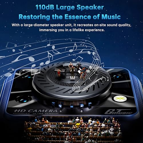 OUKITEL C60 Unlocked Android Phone - 6.88 inch HD+ Display, 10000 mAh Battery, 13MP Camera, 128GB, Dual SIM, 4G