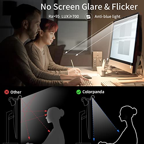 Eye-Care USB Reading LED Task Lamp for Monitor, Touch Control