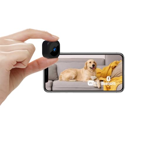 WiFi Mini Spy Camera 1080P HD Indoor with Night Vision & Motion Detection, Cloud/SD Storage - Home Security Cam