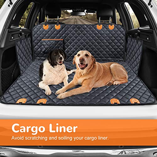 URPOWER Dog Car Seat Cover 100% Waterproof Hammock, Heavy Duty Scratch Proof, Nonslip, Back Seat Covers for Cars Trucks SUVs