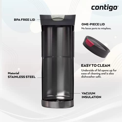 Contigo Byron SNAPSEAL 470ml Travel Mug - Leakproof & Insulated