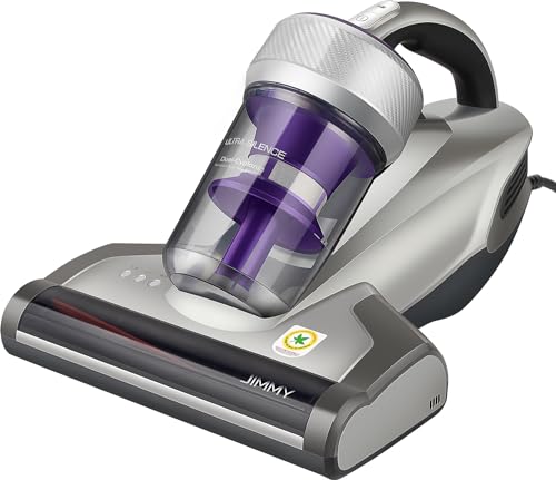 Jimmy Anti-allergen Bed Vacuum Cleaner with UV-C Light - Powerful 14Kpa Suction for Dust & Pet Hair