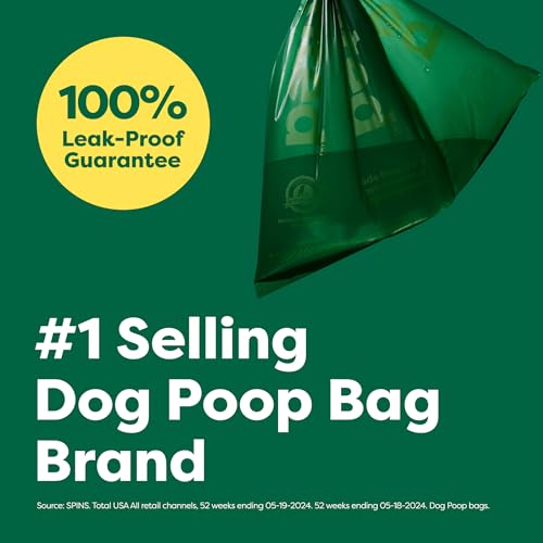 Earth Rated Dog Poop Bags - Leak Proof, Extra Thick, Unscented - 270 Bags