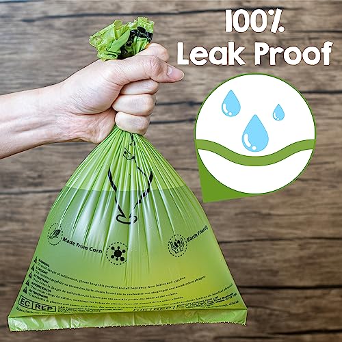 YORJA Dog Waste Bags, 360 Rolls, Leak-Proof, Extra Thick, Corn Starch Blend