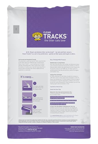 Dr. Elsey's Clumping Clay Cat Litter 18 lb Bag - Clean Tracks