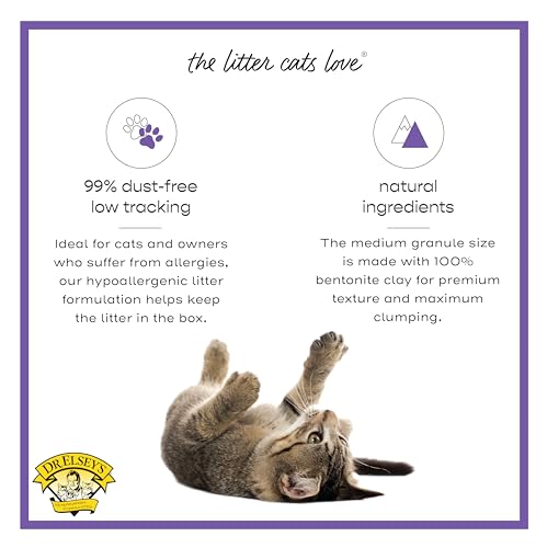 Dr. Elsey's Clumping Clay Cat Litter 18 lb Bag - Clean Tracks