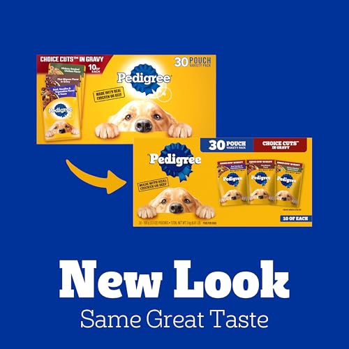 Pedigree Choice Cuts in Gravy Dog Food Variety Pack, 30 Pouches