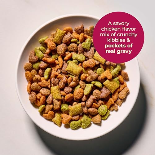 Meow Mix Chicken Dry Cat Food - Gravy Bursts, 3lb Bag