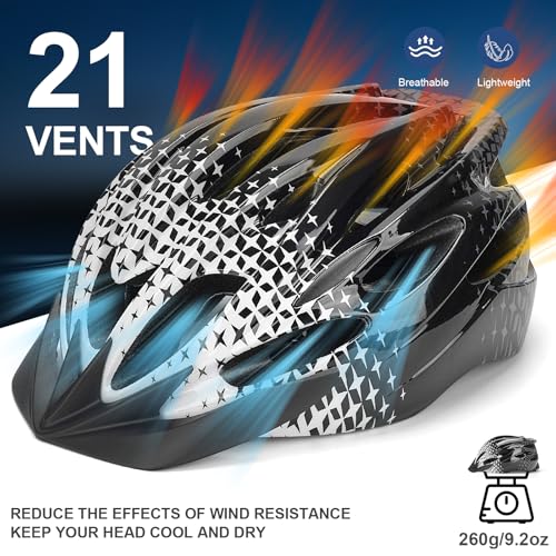 Cycle Helmet with Light | Breathable MTB Helmet for Adults