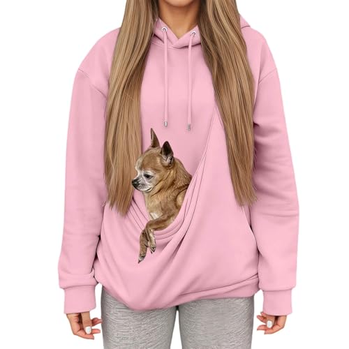 Sports Leisure Hoodie for Men & Women with Cat/Dog Bag
