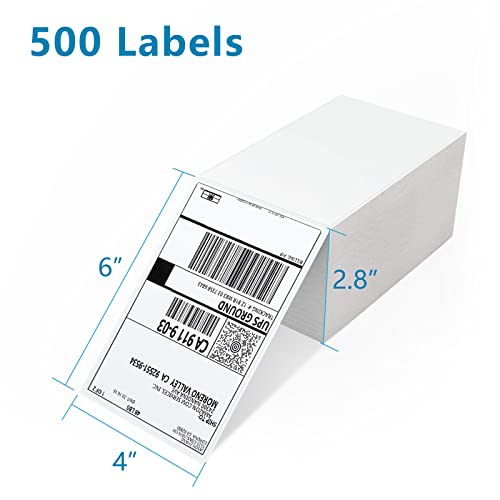 JADENS 4x6 Thermal Shipping Labels, 500pcs - Premium Quality