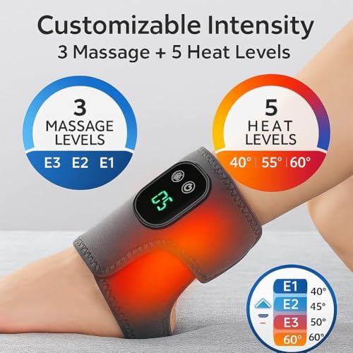 EEOO Foot Massager: 2026 Upgrade Naxir Revive, 3-in-1 with Heat, Vibration, Ankle Relaxation