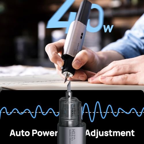 HOZO NeoBlade Ultrasonic Cutter - Smart Power, Turbo Cooling - 3D Printing, Resin, Dental, Carbon Fiber & DIY
