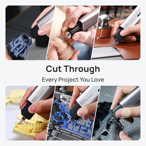 HOZO NeoBlade Ultrasonic Cutter - Smart Power, Turbo Cooling - 3D Printing, Resin, Dental, Carbon Fiber & DIY