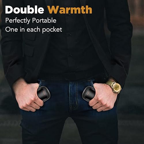 HandyVolt Hand Warmers: Rechargeable USB 2-in-1, Portable & Reusable, Warm Gifts for Men, Women, Kids