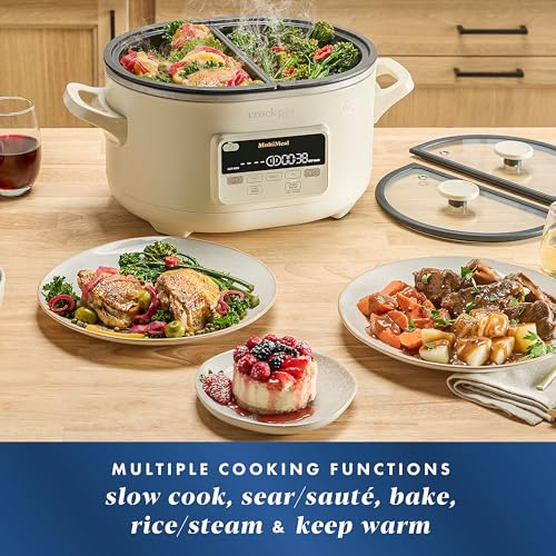 Crock-Pot Multicooker Slow Cooker with Bake Function - Versatile Kitchen Appliance
