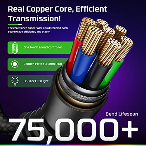 Fachixy FC100 Gamer Headset for PS4 PS5 Xbox Switch - Mic, Noise Cancelling, 3.5mm Jack