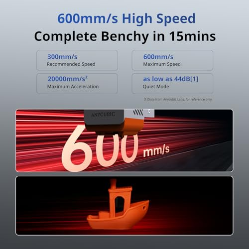 ANYCUBIC Kobra S1 3D Printer: Drying/Printing Combo, 4-8 Color, Ultra-Fast Multicolor, Major Filaments, 250x250mm Size