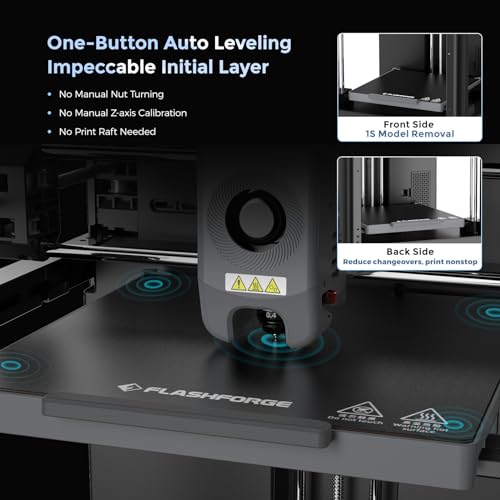 FLASHFORGE Adventurer 5M 3D Printer: Auto Leveling, High Speed Printing, Direct Extruder, All Metal Structure