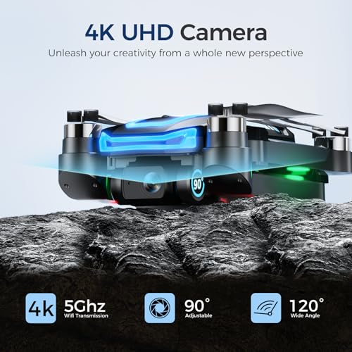 Brand G10 Camera Drones: 4k Pro Quadcopter, HD Screen, Follow Me, GPS Auto Return