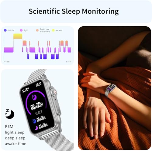 FITVII Nexa Fitness Tracker: Answer Calls, Blood Pressure, Oxygen, Heart Rate Monitor, 120+ Sport Modes, Step & Sleep Tracker