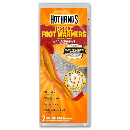 HotHands Insole Foot Warmers - Long Lasting Natural Heat for 9 Hours
