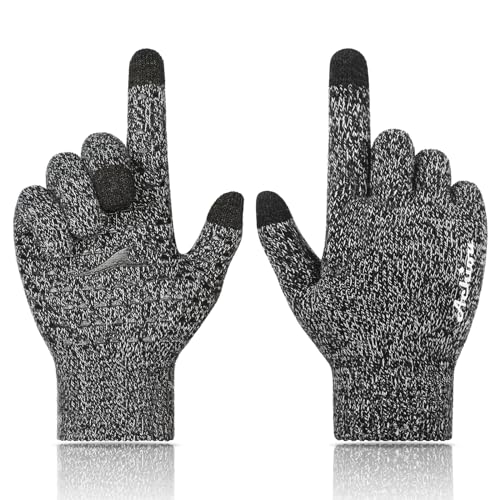 Achiou Winter Gloves - Touch Screen Texting Warm Running - Men Women