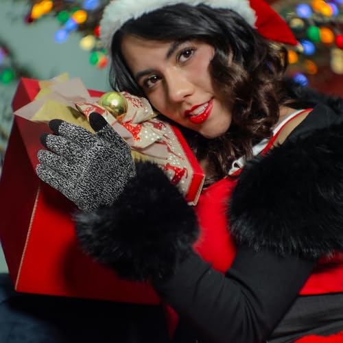 Achiou Winter Gloves - Touch Screen Texting Warm Running - Men Women