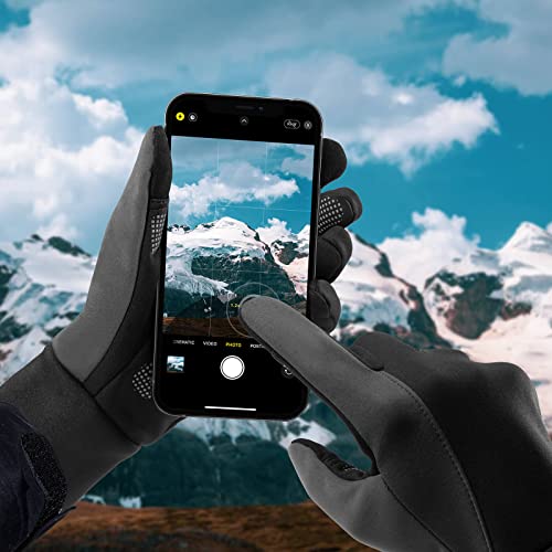 FanVince Touch Screen Winter Gloves - Water Resistant & Windproof for Running, Cycling, Driving - Men & Women